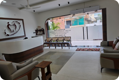 Clinic reception area